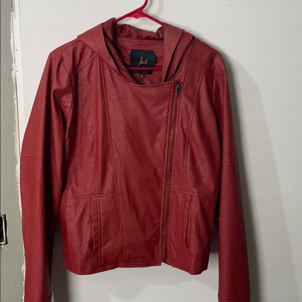 Jack Red Leather Jacket